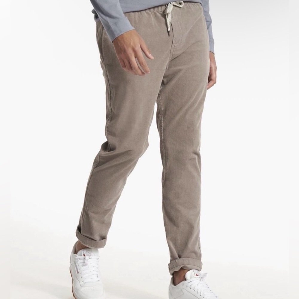 3560 Vuori Optimist Corduroy Pants M Drawstring Elastic Waist Slim Stretch